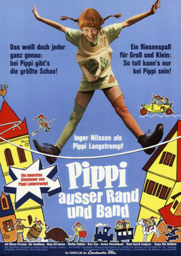 Filmplakat Pippi außer Rand und Band