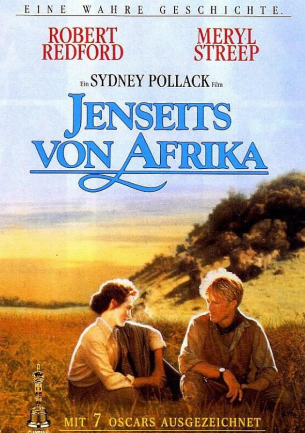 Filmplakat Jenseits von Afrika