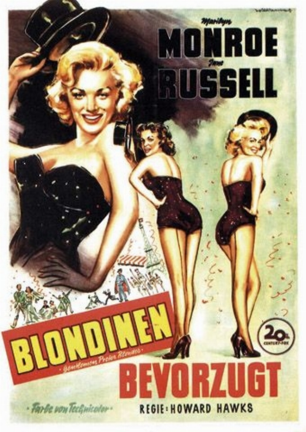 Filmplakat Blondinen bevorzugt