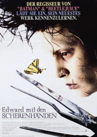 Filmplakat Edward mit den Scherenhänden