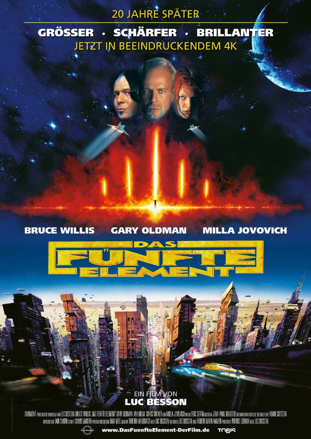 Filmplakat Das fünfte Element