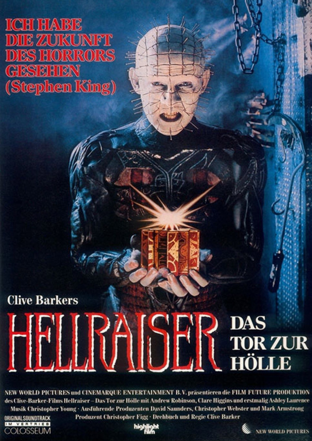 Filmplakat Hellraiser - Das Tor zur Hölle