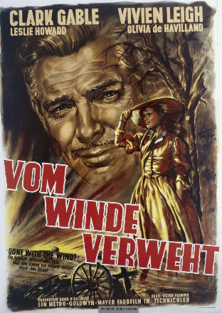 Filmplakat Vom Winde verweht