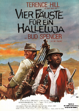 Filmplakat Vier Fäuste für ein Hallelujah