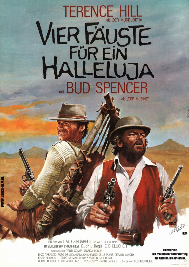 Filmplakat Vier Fäuste für ein Hallelujah