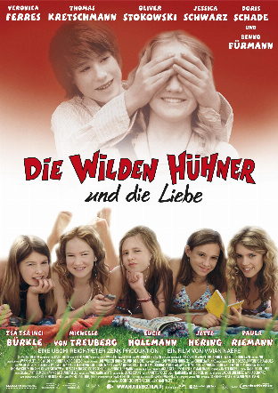 Filmplakat Die Wilden Hühner und die Liebe