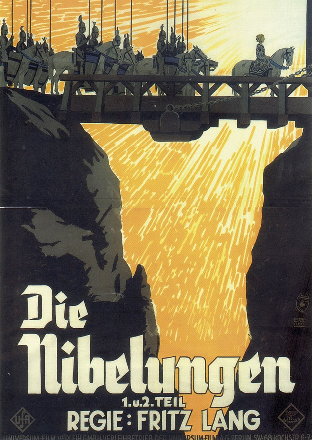 Filmplakat Die Nibelungen 1. Teil: Siegfried