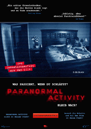 Filmplakat Paranormal Activity