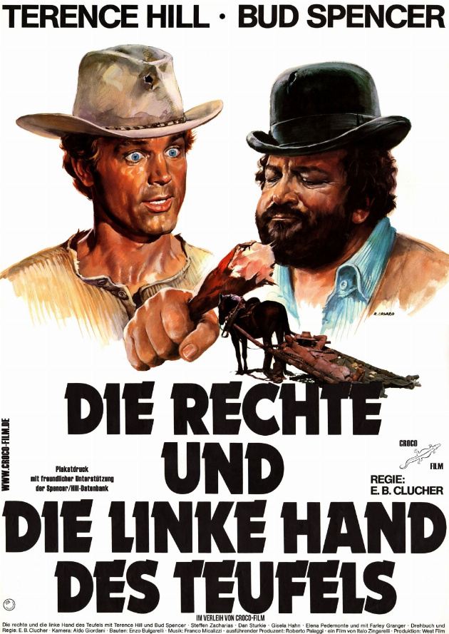 Filmplakat Die rechte und die linke Hand des Teufels