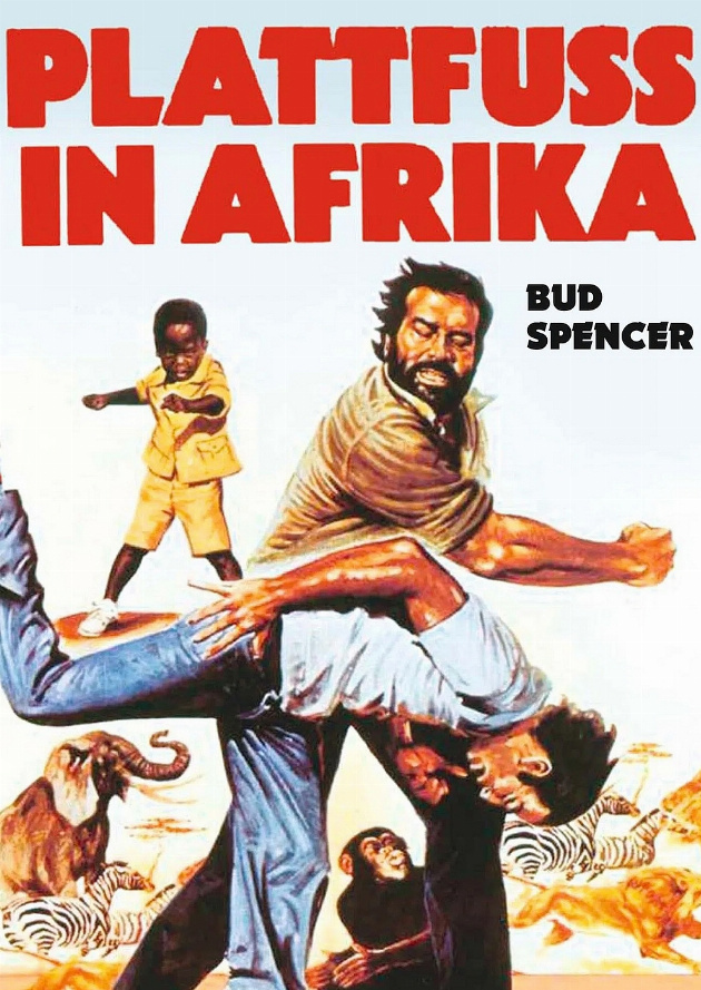 Filmplakat Plattfuß in Afrika
