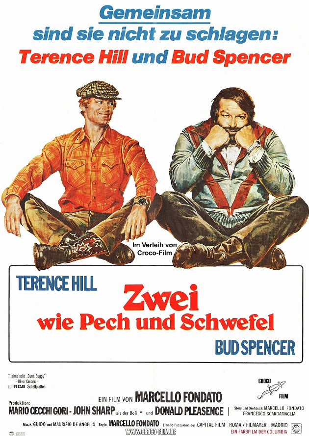 Filmplakat Zwei wie Pech und Schwefel