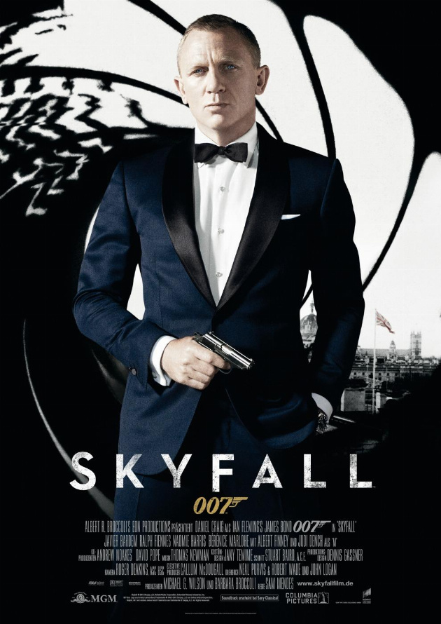 Filmplakat James Bond 007: Skyfall