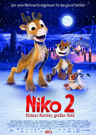 Filmposter - Niko 2 - Kleines Rentier, großer Held im Lichtburg Center
