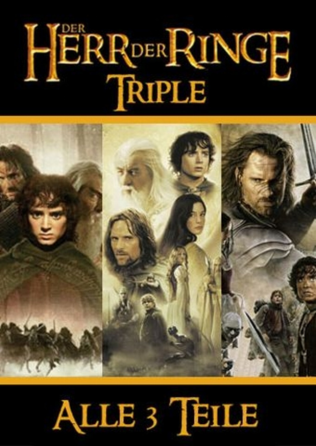 Filmplakat Der Herr der Ringe - Triple