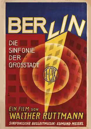 Filmplakat Berlin - Die Sinfonie der Großstadt