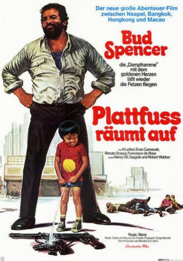 Filmplakat Buddy in Hongkong (Plattfuß räumt auf)