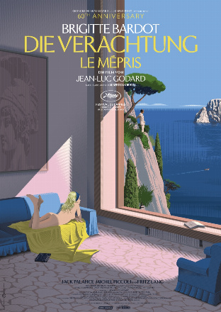 Filmposter - Die Verachtung im Club Manufaktur Kino Kleine Fluchten