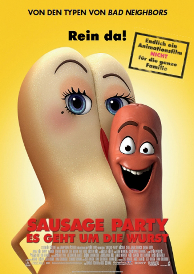 Filmplakat Sausage Party - Es geht um die Wurst