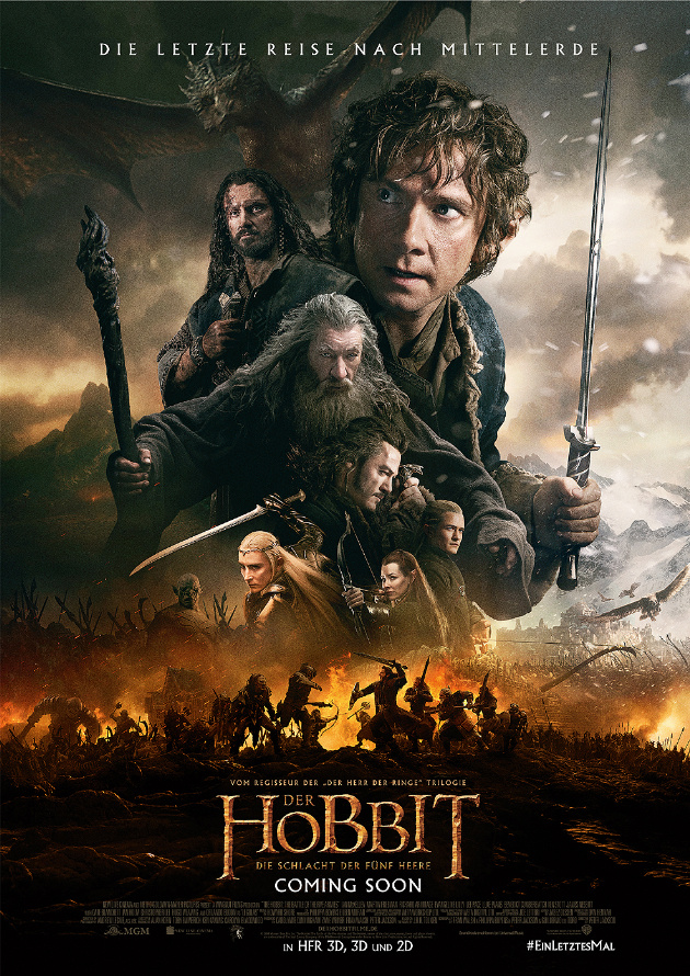 Filmplakat Hobbit Trilogie