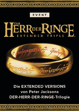 Filmplakat Herr der Ringe Ext. Trilogie
