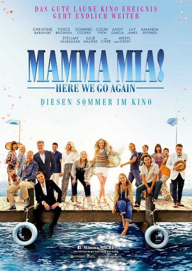 Filmplakat Mamma Mia! Here We Go Again