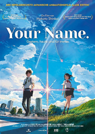 Filmplakat Your Name. - Gestern, heute und für immer