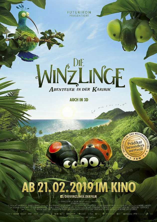 Filmplakat Die Winzlinge - Abenteuer in der Karibik