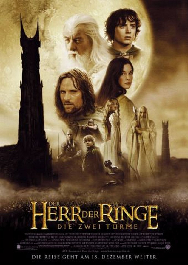 Filmplakat Der Herr der Ringe - Die zwei Türme (Extended Version)