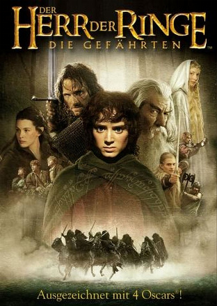 Filmplakat Der Herr der Ringe - die Gefährten (Extended Version)