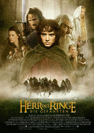 Filmplakat Der Herr der Ringe - Die Gefährten