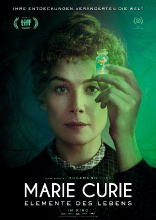 Filmplakat Marie Curie - Elemente des Lebens