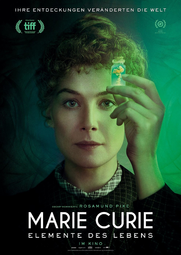Filmplakat Marie Curie - Elemente des Lebens