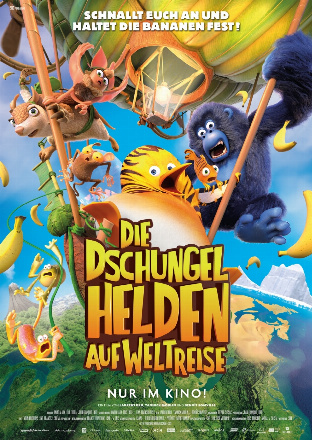 Filmplakat Die Dschungelhelden auf Weltreise