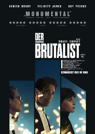 Filmposter - Der Brutalist im Club Manufaktur Kino Kleine Fluchten