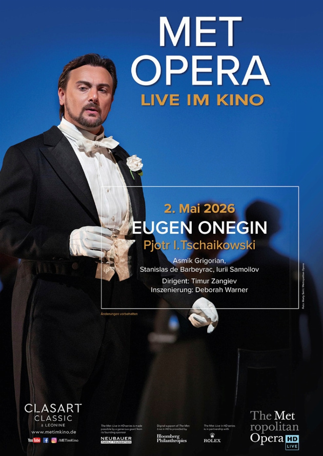 Filmplakat Met Opera 2025/26: Eugen Onegin - Tschaikowsky