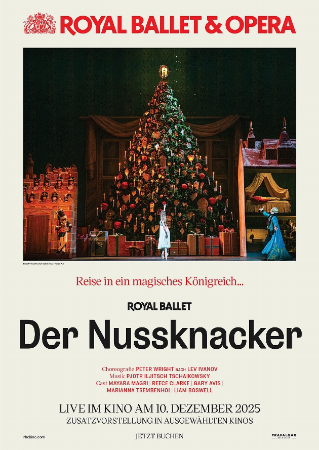 Filmplakat Royal Ballet & Opera 2025/26: Der Nussknacker