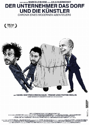 Filmplakat Der Unternehmer, das Dorf und die Künstler