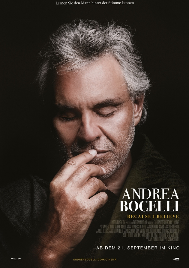 Filmplakat Andrea Bocelli: Because I Believe