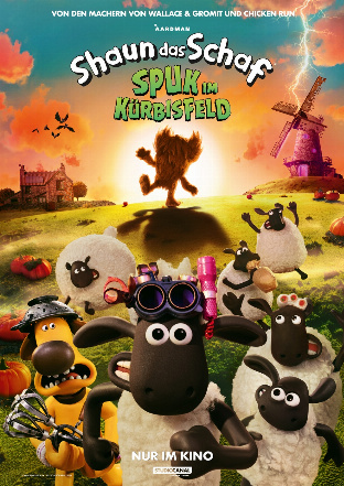 Filmplakat Shaun das Schaf - Spuk im Kürbisfeld