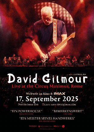 Filmplakat David Gilmour Live at the Circus Maximus, Rome