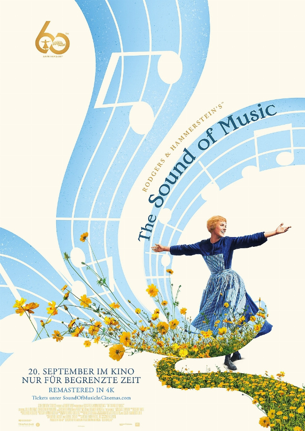 Filmplakat The Sound of Music 60th Anniversary