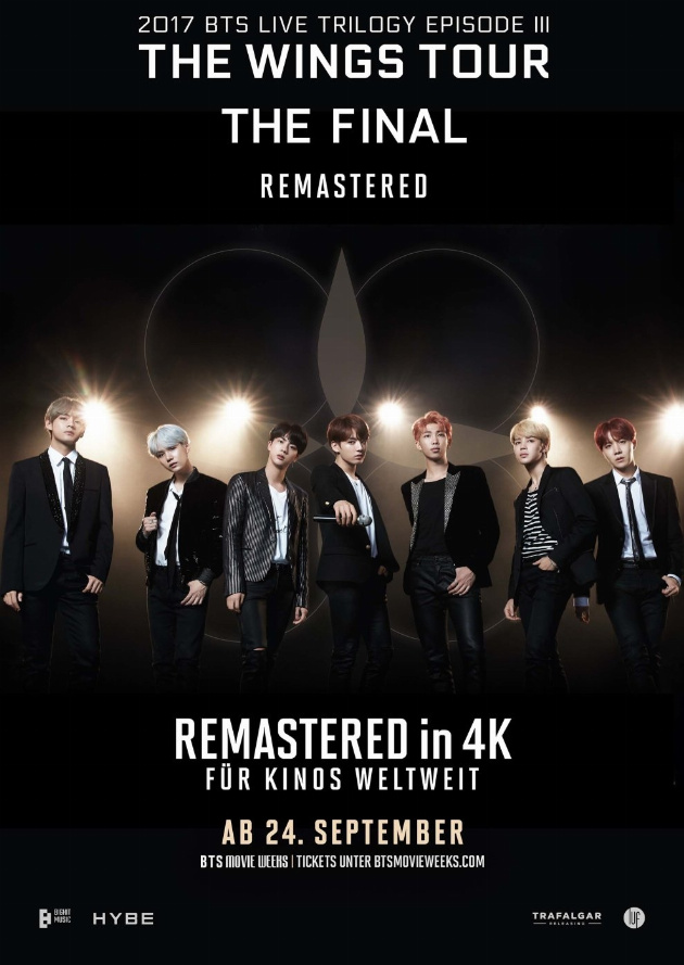Filmplakat BTS Movie Weeks - Film 2: BTS 2017 THE WINGS TOUR THE FINAL Remastered