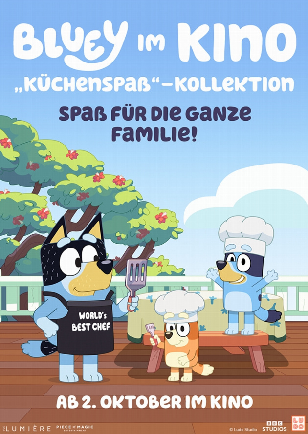 Filmplakat Bluey im Kino: "Küchenspaß" - Kollektion