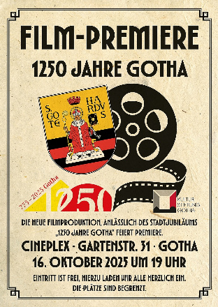 Filmplakat 1250 Jahre Gotha