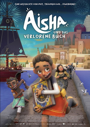 Filmplakat Aisha und das verlorene Buch