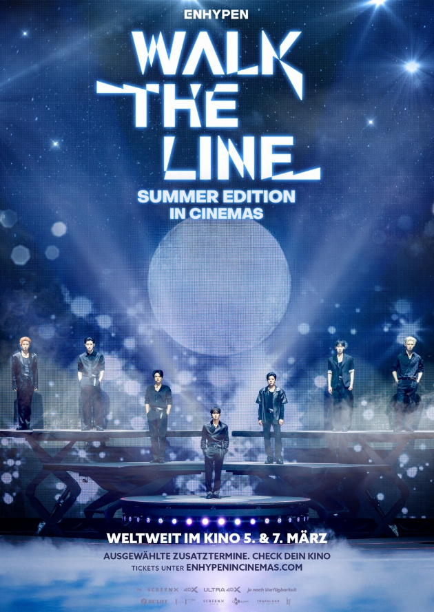 Filmplakat ENHYPEN [WALK THE LINE SUMMER EDITION] IN CINEMAS