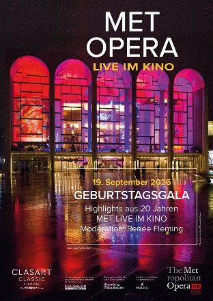 Filmplakat Met Opera 2026/27: GEBURTSTAGSGALA - 20 Jahre Met live im Kino