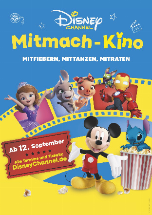 Filmplakat Disney Channel Mitmachkino September 2026