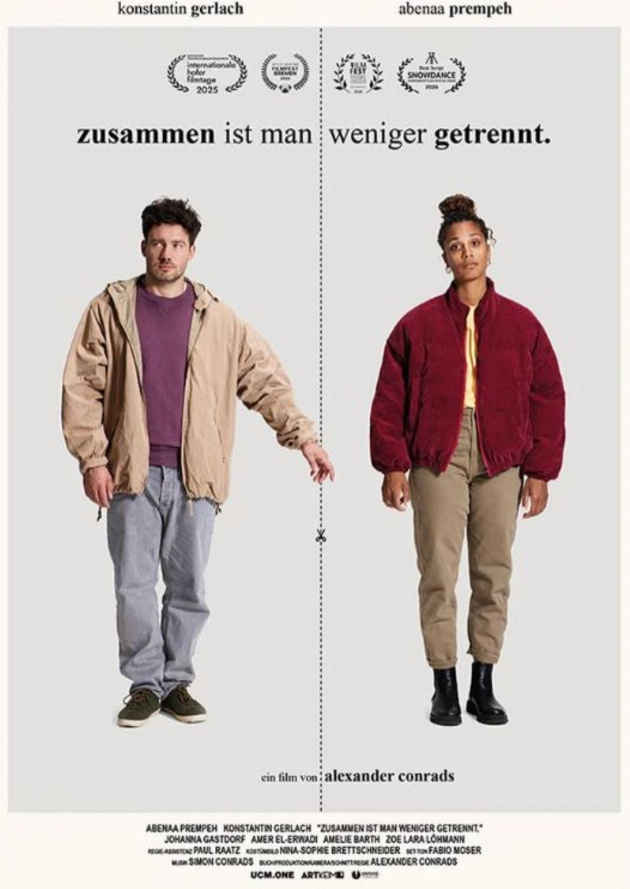 Filmplakat Zusammen ist man weniger getrennt