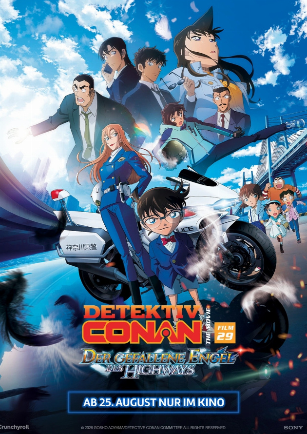Filmplakat Detektiv Conan Film 29: Der gefallene Engel des Highways